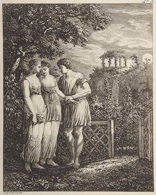 Salomon Gessner Maler, Zeichner und Dichter Idylle