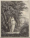 Damon (Micon) zeigt  Climène (Daphne) den Gott Amor geweihten Altar